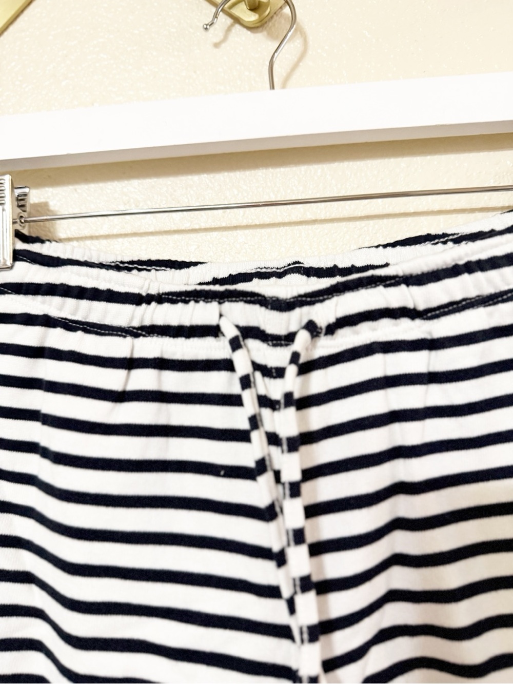 Nation Los Angeles Stacey Stripe Drawstring Pocket Cotton Shorts NEW Size Medium - Picture 10 of 12